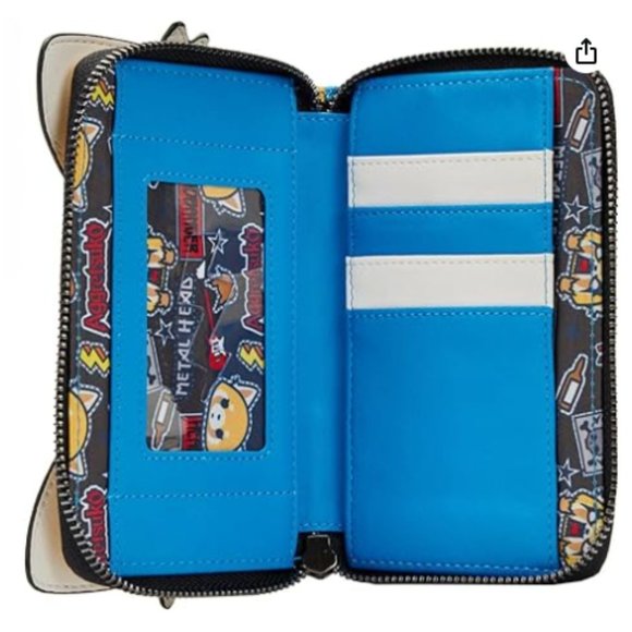 Loungefly Sanrio Aggretsuko Zip Around Wallet NWT - Picture 2 of 4
